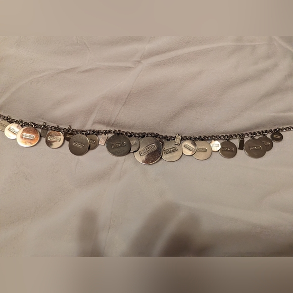 COACH Enamel Logo Charms Chain Necklace and Bracelet Set LNC - Picture 13 of 15